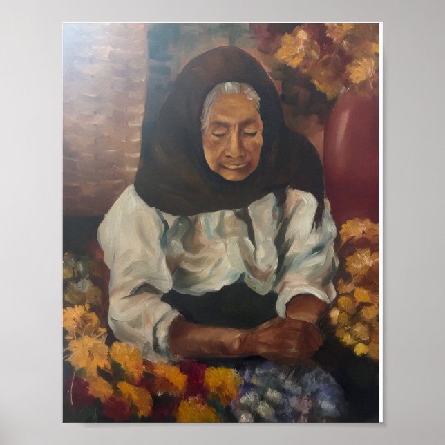 Blumenlady Poster (Vorne)