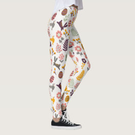BlumenLeggings des ostern-Frühlings-Muster-| Leggings