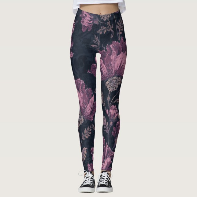 Blumenleggings Leggings (Vorderseite)