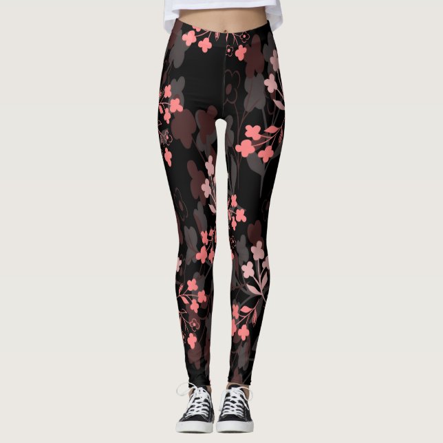 Blumenleggings  leggings (Vorderseite)