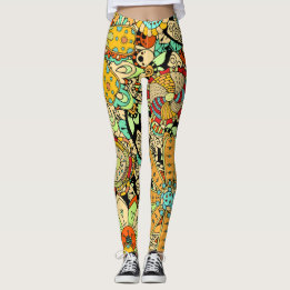 Blumenleggings Leggings
