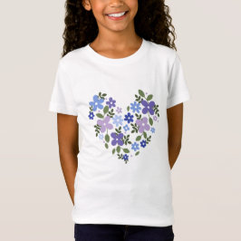 Blumenliebe T-Shirt-Design T-Shirt
