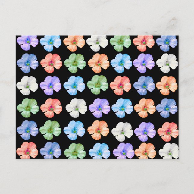 BLUMENLIEBEN  POSTKARTE (Vorderseite)