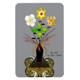 "Blumenlieferung" (4 x 6 flexibel) Magnet
