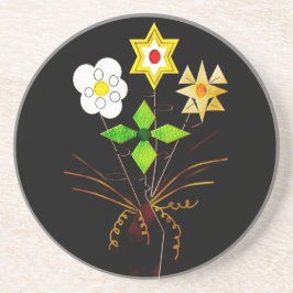 "Blumenlieferung" Sandstein-Getränkeuntersetzer Getränkeuntersetzer