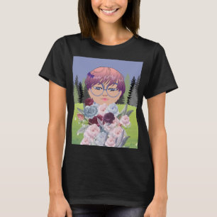Blumenmädchen T-Shirt