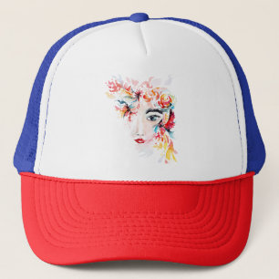 Blumenmädchen Truckerkappe