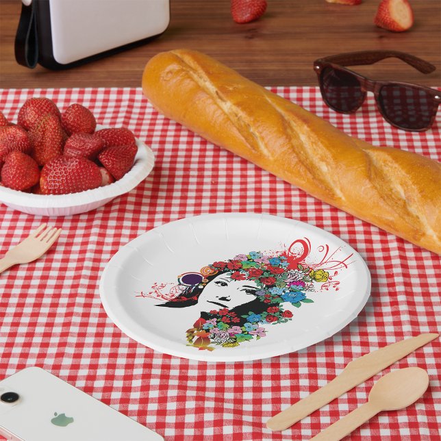 Blumenmagazin-Teller Pappteller (Von Creator hochgeladen)