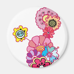 Blumenmagnet Magnet