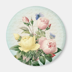 Blumenmagnet Vintager Rose Magnet