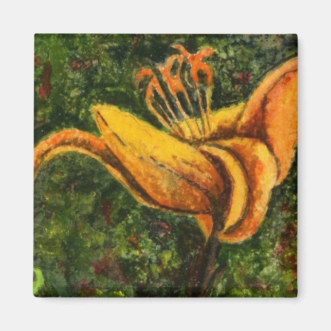 Blumenmagnet "Wilde Lily" Magnet (Vorne)