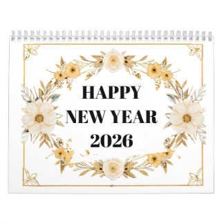 Blumenmalbuch-Kalender 2026 Kalender