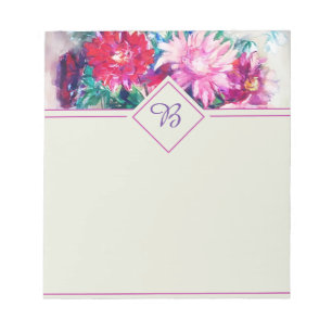 Blumenmalerei Notizblock