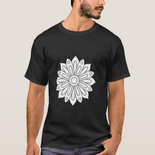 Blumenmalerei T-Shirt