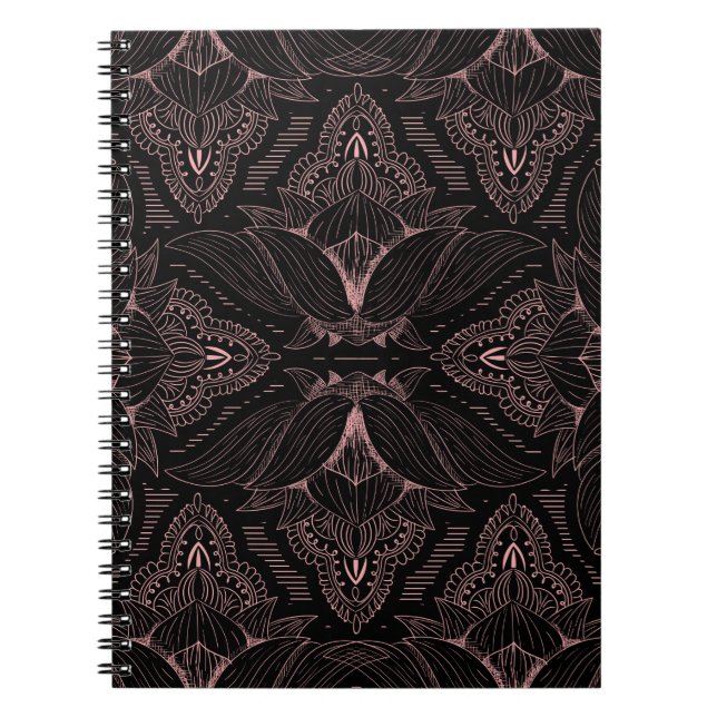 Blumenmandala 2 notizblock (Vorderseite)
