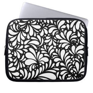 Blumenmandala 3 laptopschutzhülle