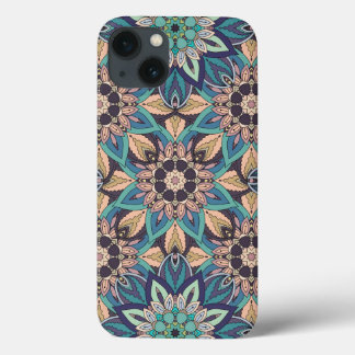Blumenmandala, abstraktes Musterdesign Case-Mate iPhone Hülle