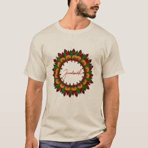 Blumenmandala, afrikanisch inspiriert T-Shirt