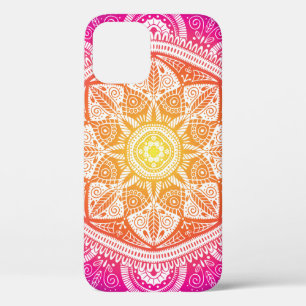 Blumenmandala: farbenfroh Vintag. Case-Mate iPhone Hülle