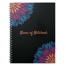 Blumenmandala in Blau und Mauve