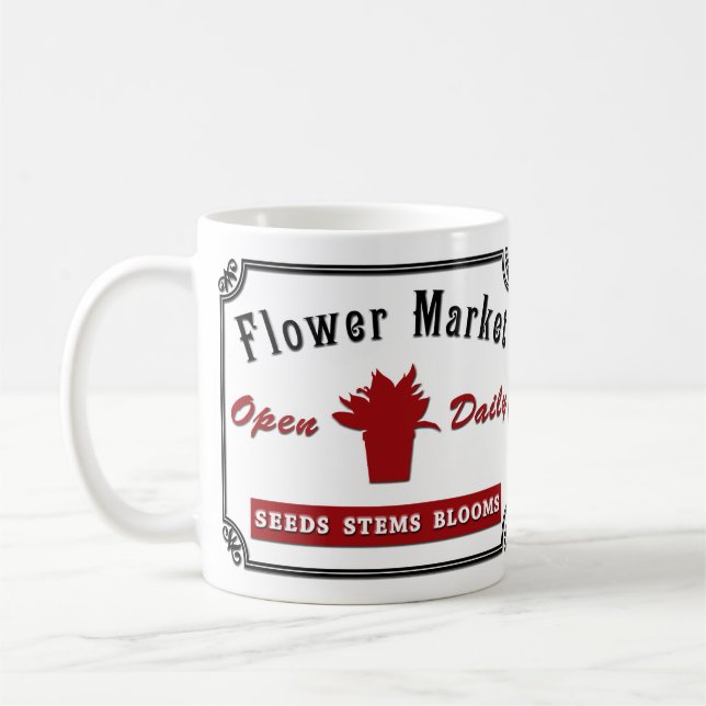 Blumenmarkt Kaffeetasse (Links)