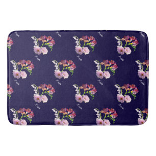 Blumenmatte Badematte