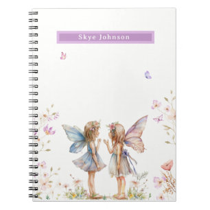 Blumenmatte-Individuelle Name-Notebook Notizblock