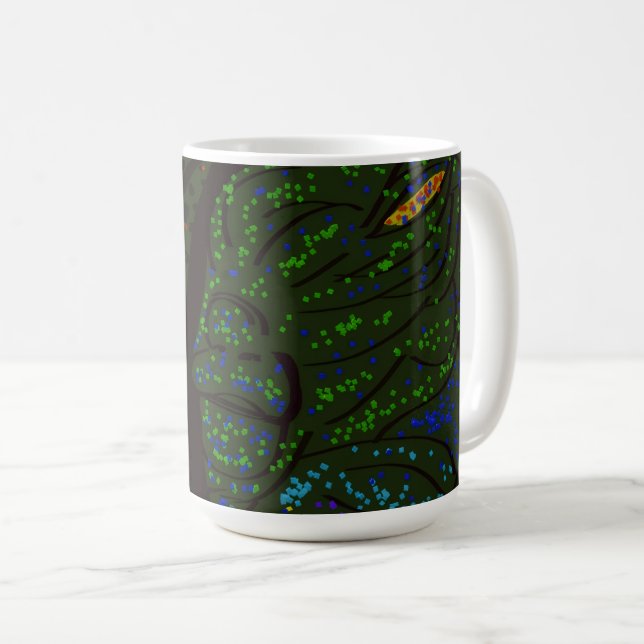 Blumenmeerungeheuer Kaffeetasse (VorderseiteRechts)