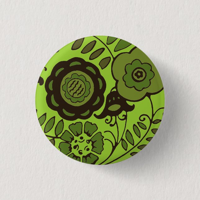 Blumenminze Button (Vorderseite)