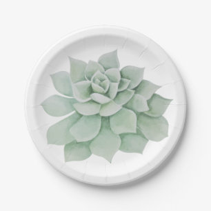 Blumenminze Grüne Kaktus Hochzeitsfeier Pappteller
