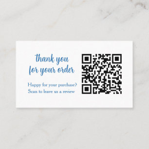 Blumenmischer QR-Code Bewerten Sie uns Visitenkarte