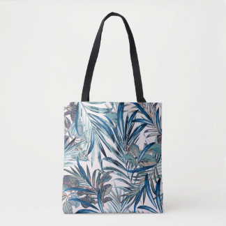 Blumenmode tropisches Vintage-Muster mit Palme 