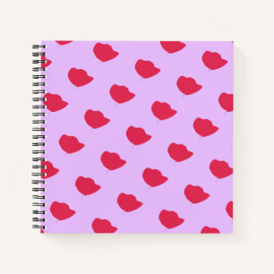 Blumenmonogramm SpiralNotebook Notizbuch