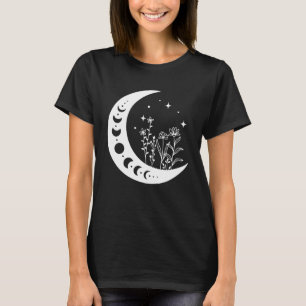 Blumenmoon, Boho, Blumenmoon, Blume Crescent Co T-Shirt
