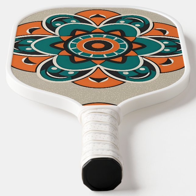 Blumenmosaik Pickleball Schläger (Ablage )