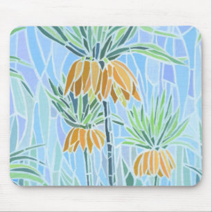 Blumenmosaikdesign Mousepad