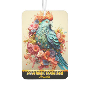 Blumenmotiv-Friseur, lebhafter Duft Autolufterfrischer