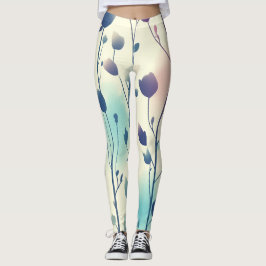 Blumenmotiv leggings
