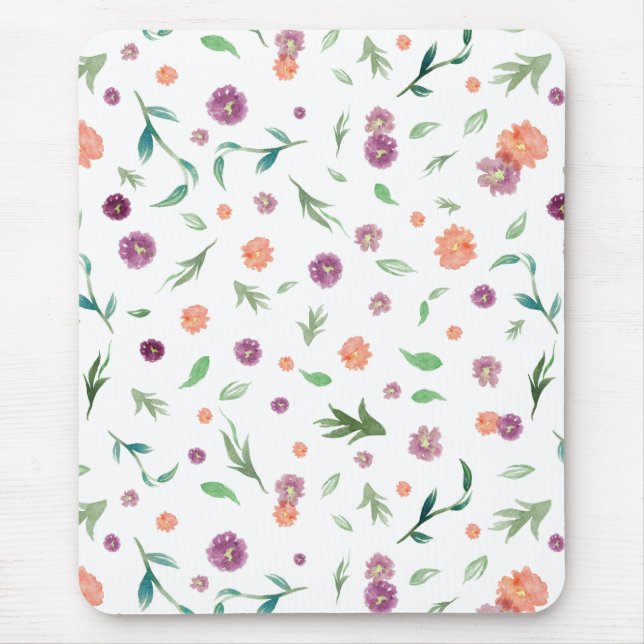 Blumenmousse Pad für sie | Office-Geschenk für Mam Mousepad (Vorne)