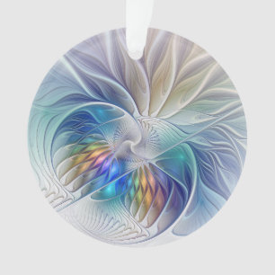 Blumenmuseum Fraktal Kunst, bunte Abstrakte Blume Ornament