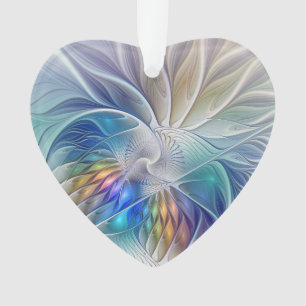 Blumenmuseum Fraktal Kunst, bunte Abstrakte Blume Ornament
