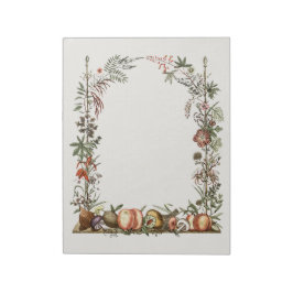 Blumenmuskelbogen Notizblock