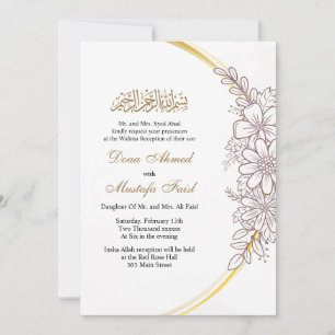 Blumenmuskulatur - Einladung