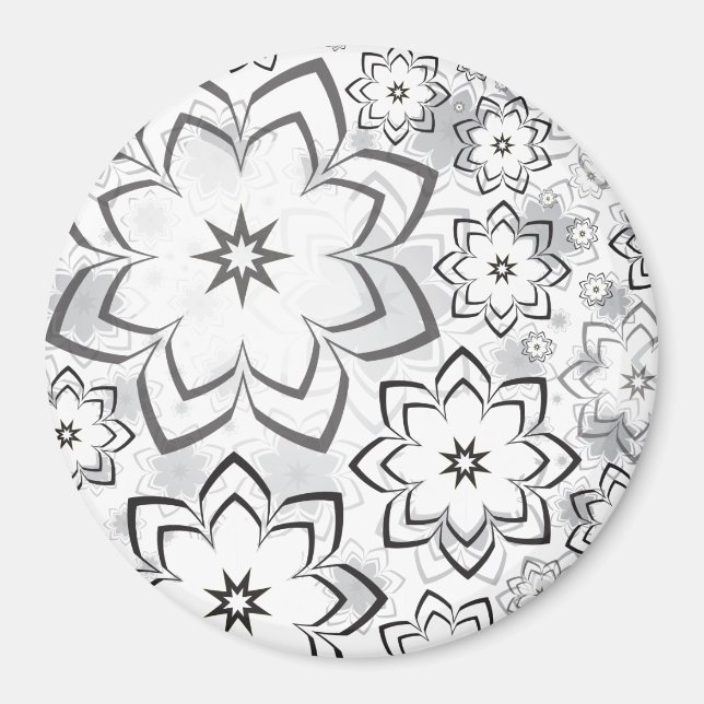 Blumenmuster 11 magnet (Vorne)