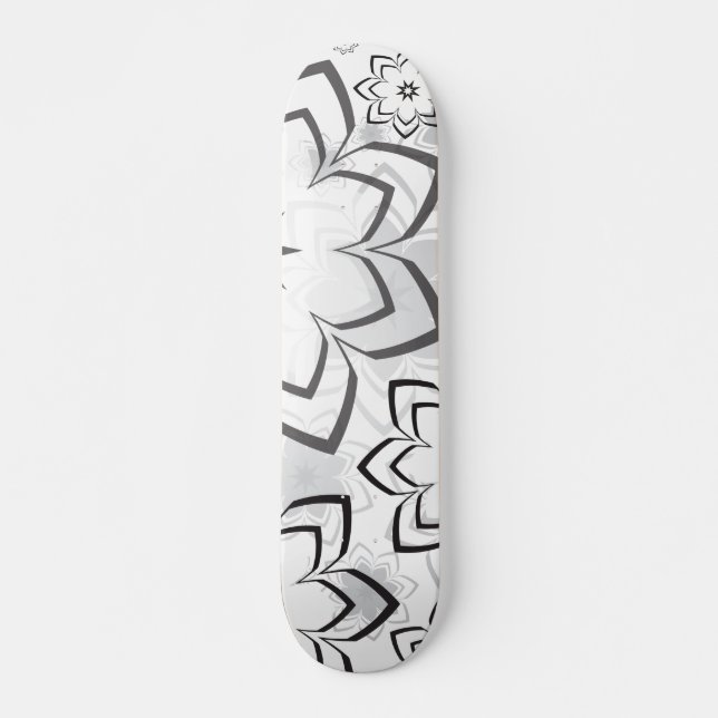 Blumenmuster 11 skateboard (Vorne)