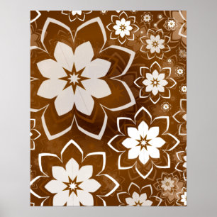 Blumenmuster 13 poster