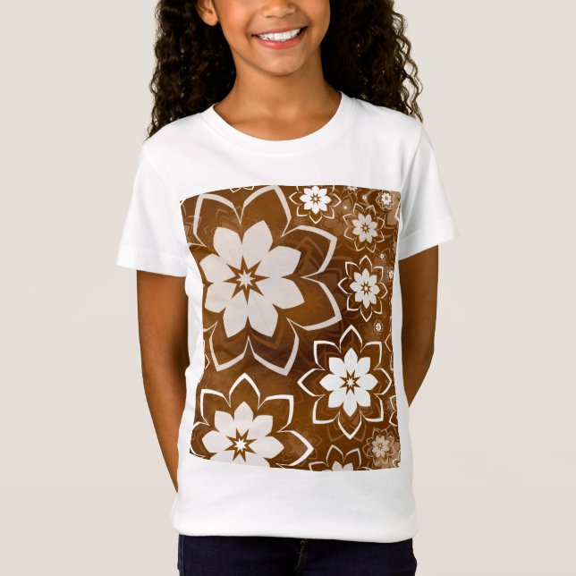 Blumenmuster 13 T-Shirt (Vorderseite)