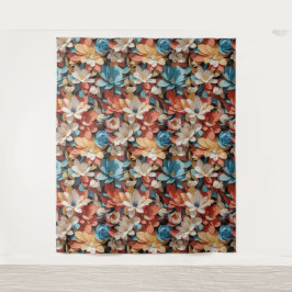 Blumenmuster 15 Tapestry Wandteppich