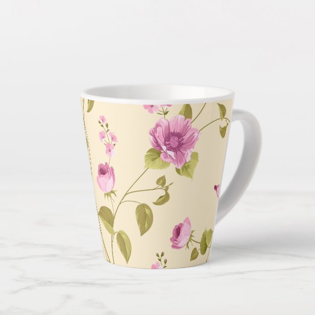Blumenmuster 16 milchtasse (Rechte Ecke)