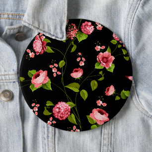 Blumenmuster 18 button